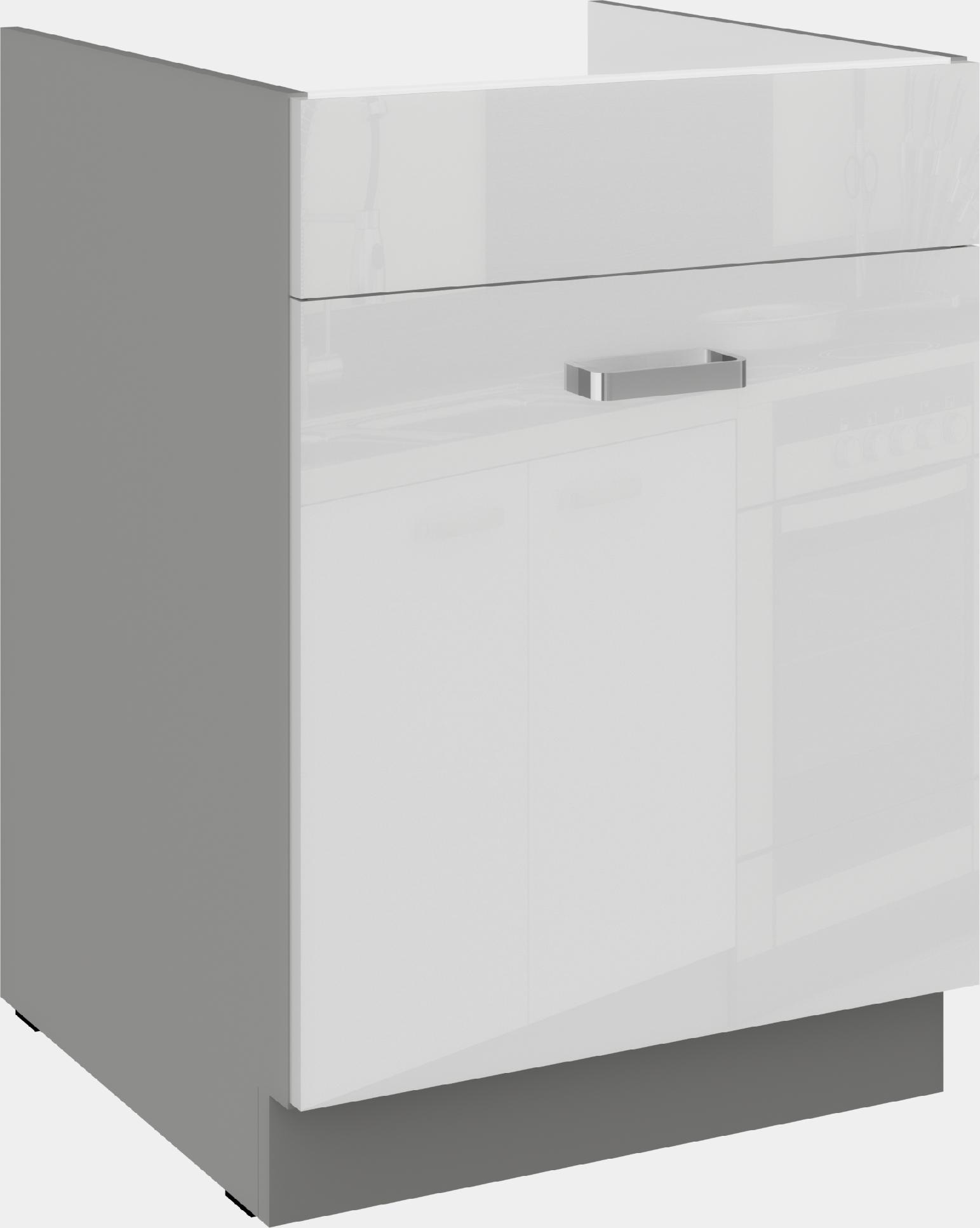 Spodní skříňka 60 ZL 1S BB - Premium Box Barva korpusu: Šedá