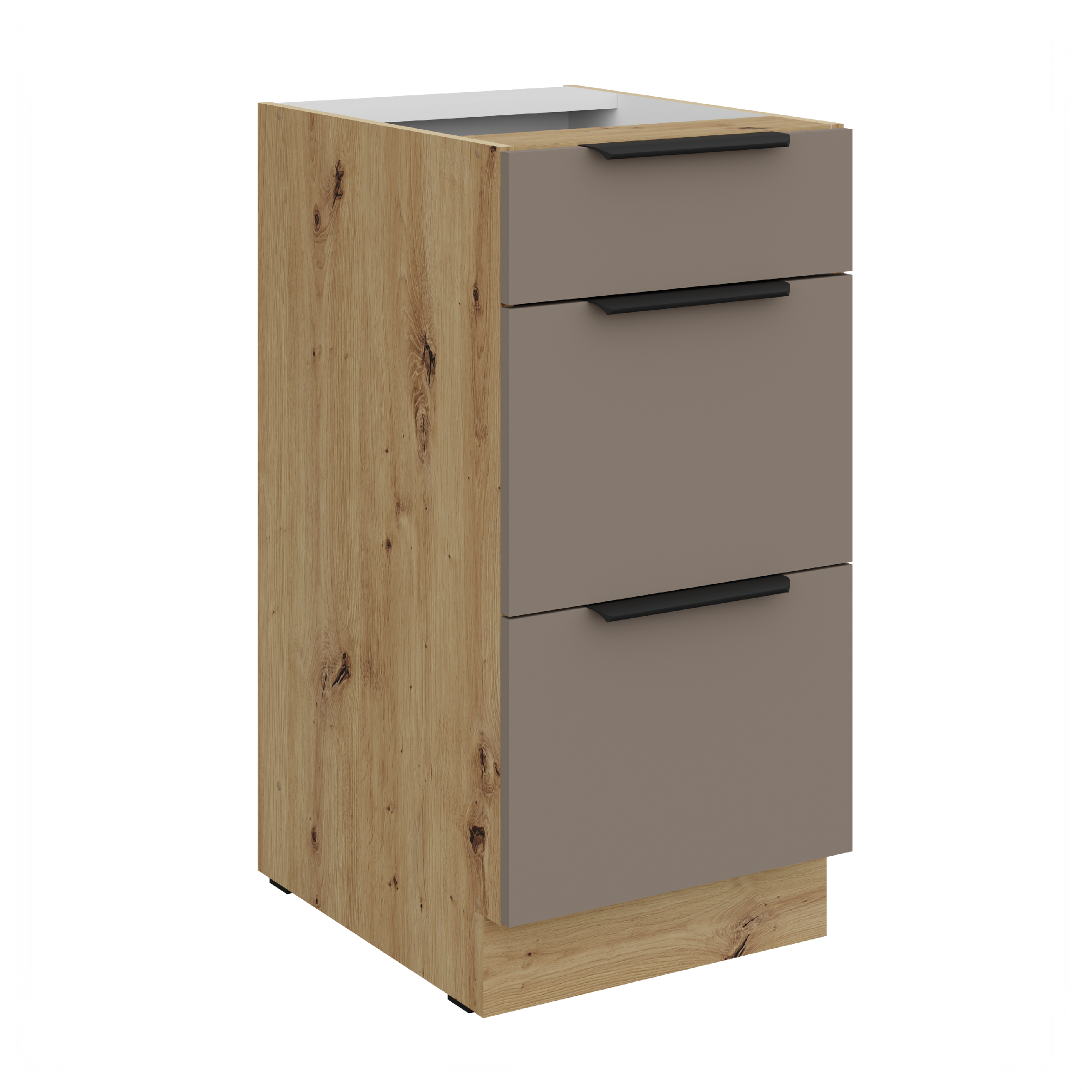 Spodní skříňka Aria 40 D 3S BB - Premium Box Barva korpusu: Dub artisan