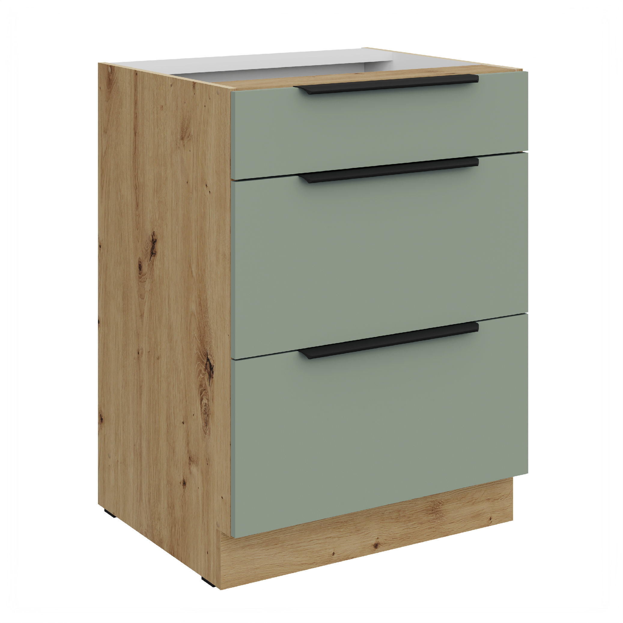 Spodní skříňka Aria 60 D 3S BB - Premium Box Barva korpusu: Dub artisan