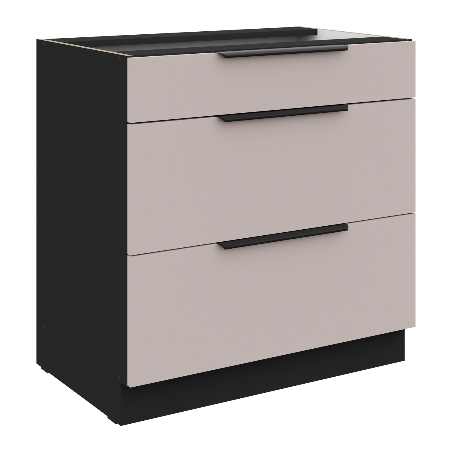 Spodní skříňka Arona 80 D 3S BB - Premium Box Barva korpusu: Černá