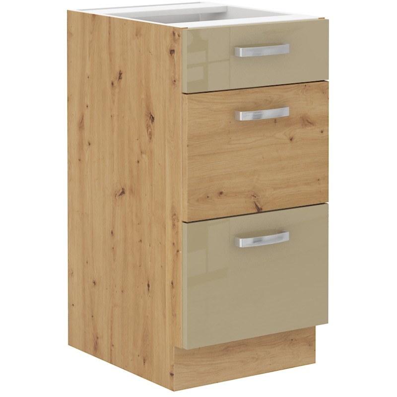 Spodní skříňka Artisan 40 D 3S BB - Premium Box Barva korpusu: Dub artisan
