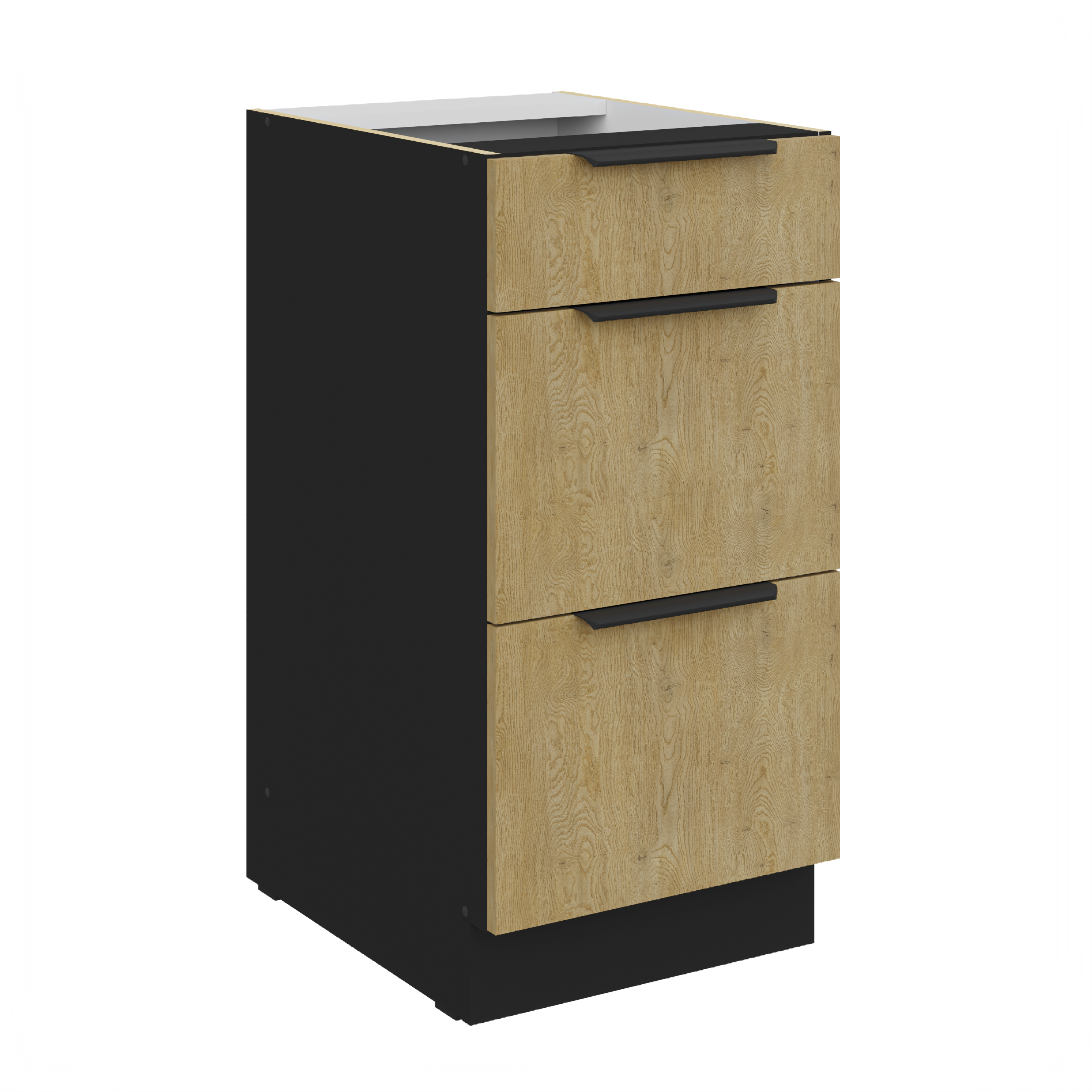 Spodní skříňka Cremona 40 D 3S BB - Premium Box Barva korpusu: Černá