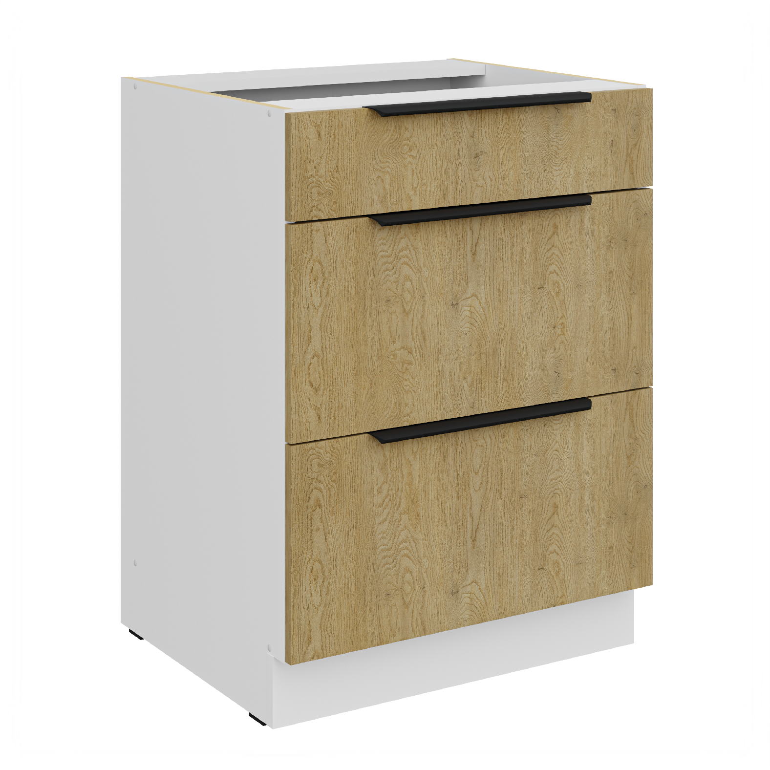 Spodní skříňka Cremona 60 D 3S BB - Premium Box Barva korpusu: Bílá