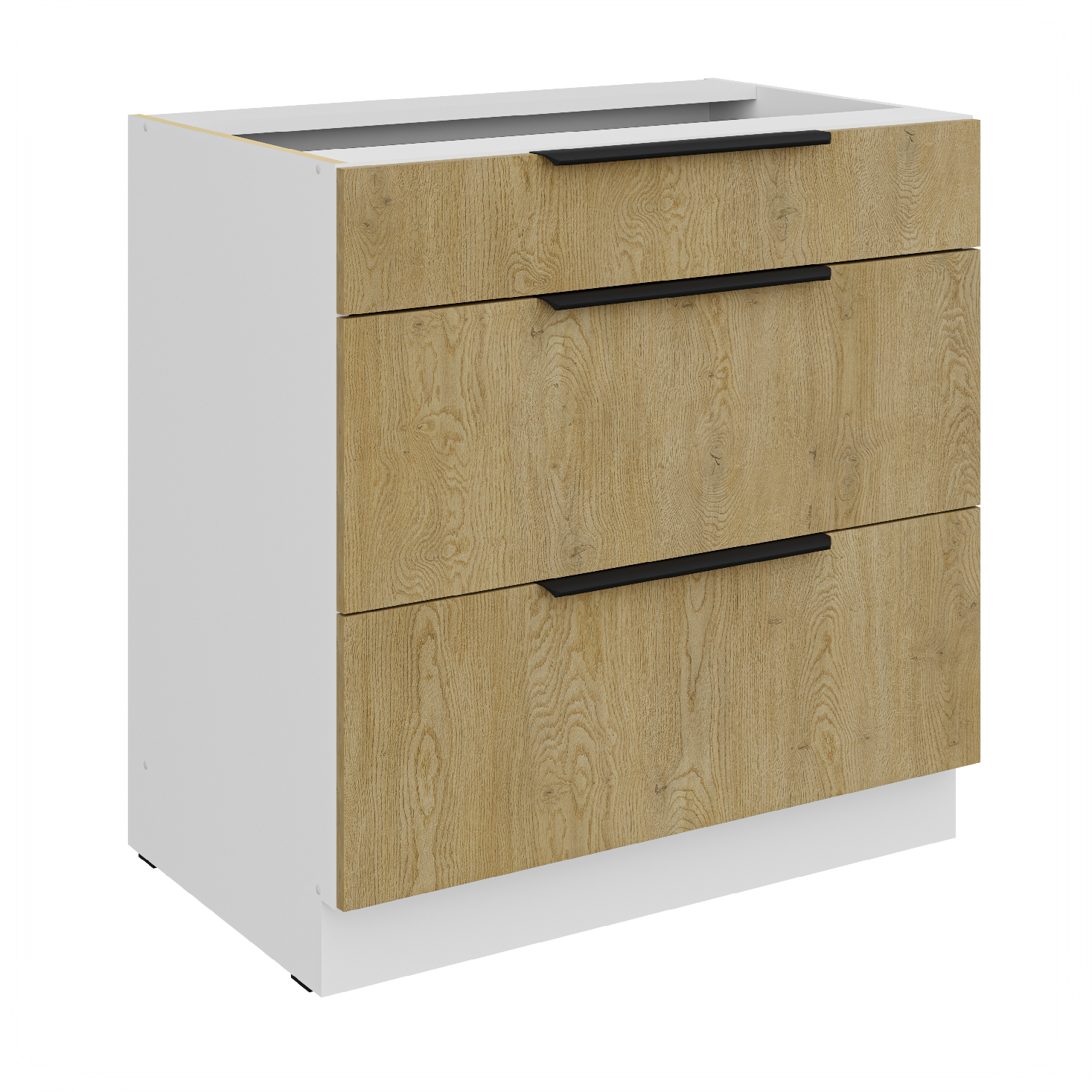 Spodní skříňka Cremona 80 D 3S BB - Premium Box Barva korpusu: Bílá