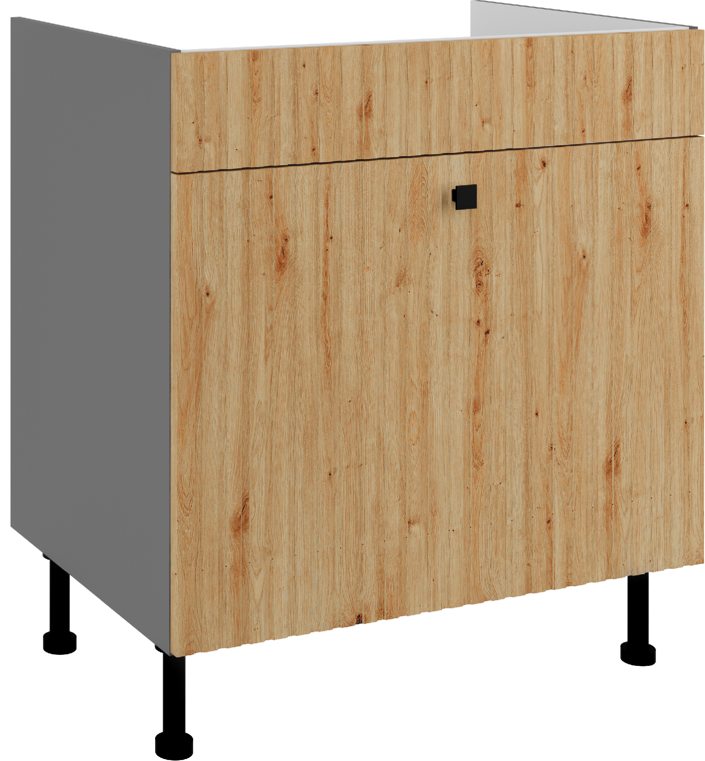 Spodní skříňka pod dřez Ava 80 ZL 1S BB - Premium Box Barva korpusu: Antracit