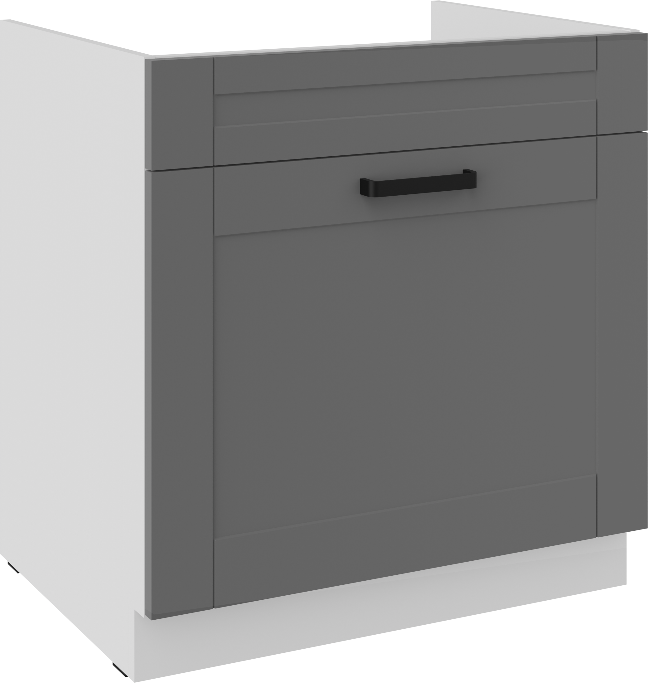 Spodní skříňka pod dřez Luna 80 ZL 1S BB - Premium Box Barva korpusu: Bílá