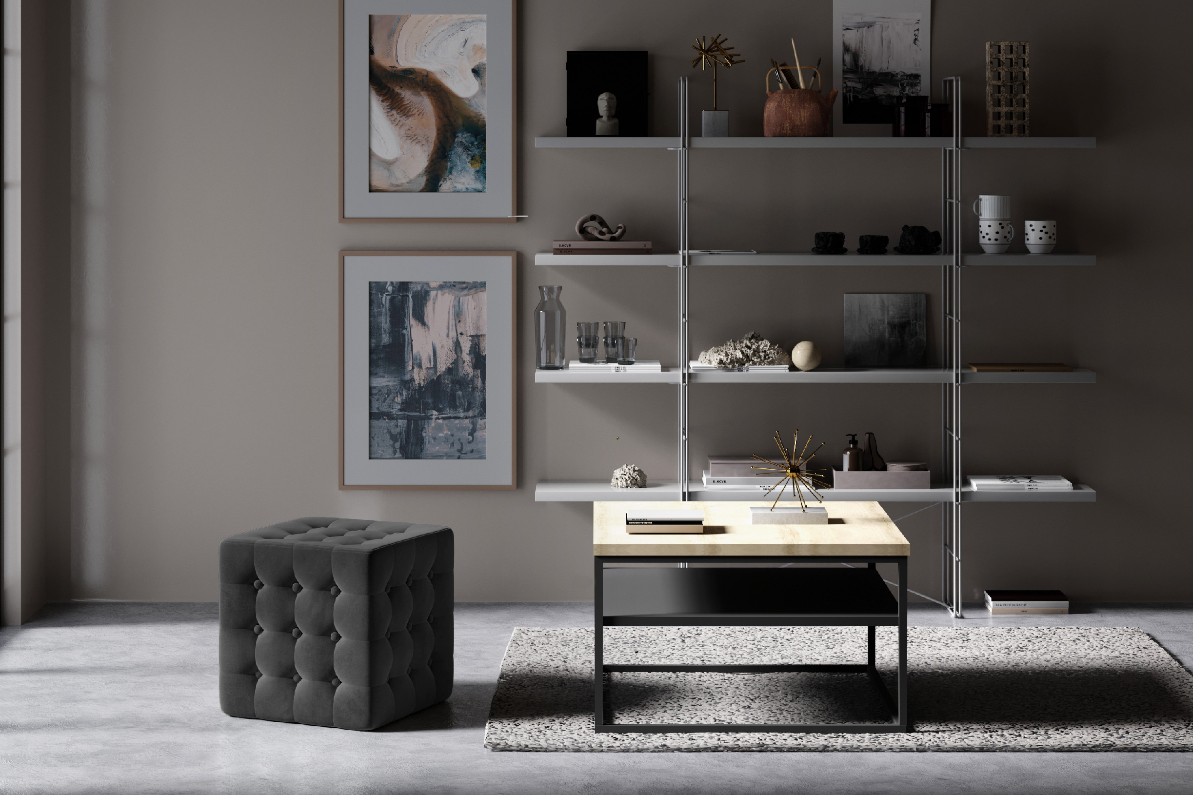 Taburet Sofia látka: Monolith 97