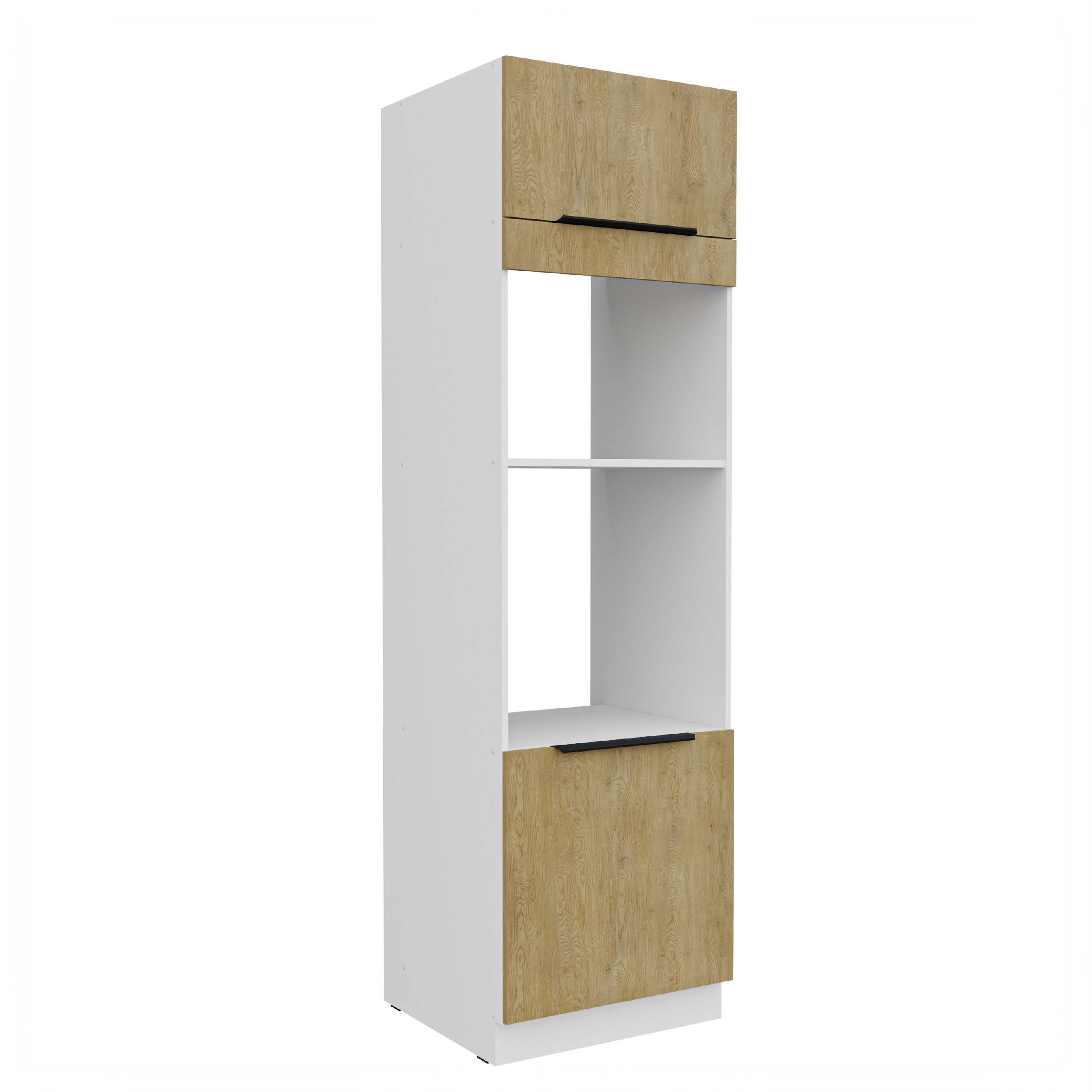 Vysoká skříňka pro vestavnou a mikrovlnou troubu Cremona 60 DPM-210 2F Barva korpusu: Bílá