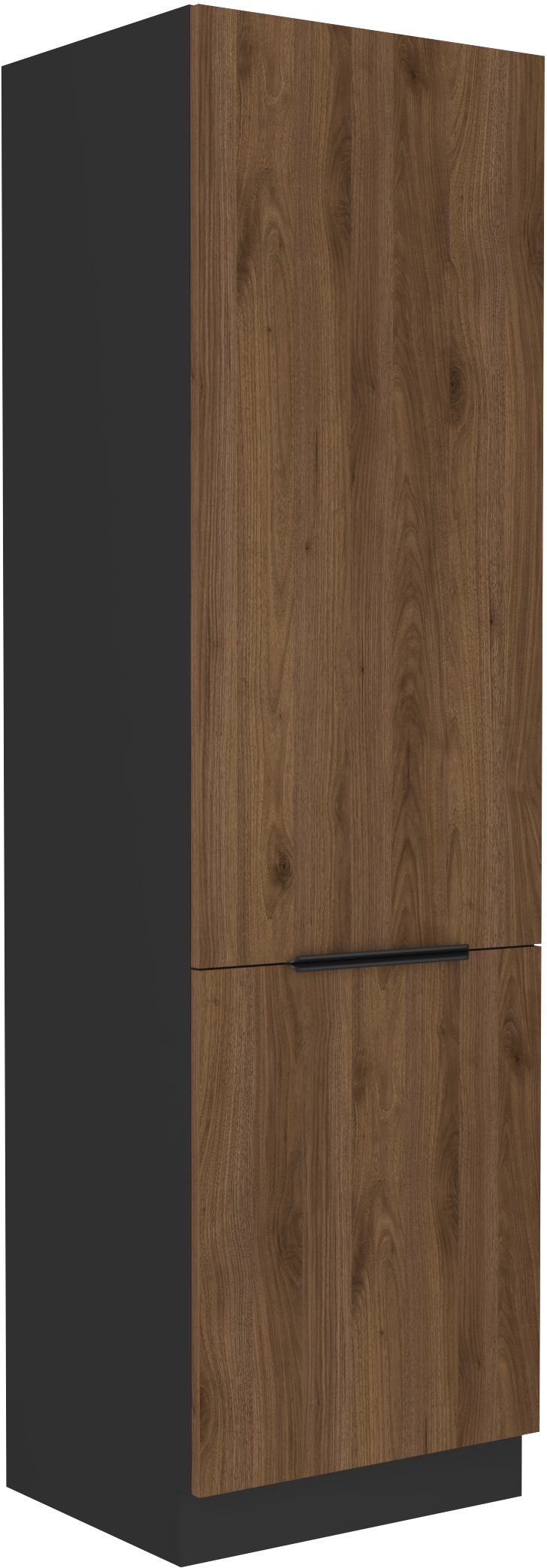 Vysoká skříňka pro vestavnou lednici Monza 60 LO-210 2F Barva korpusu: Černá