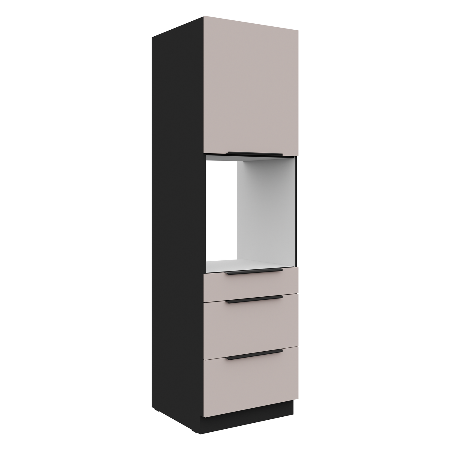 Vysoká skříňka pro vestavnou troubu Arona 60 DPS-210 3S1F - Premium Box Barva korpusu: Černá