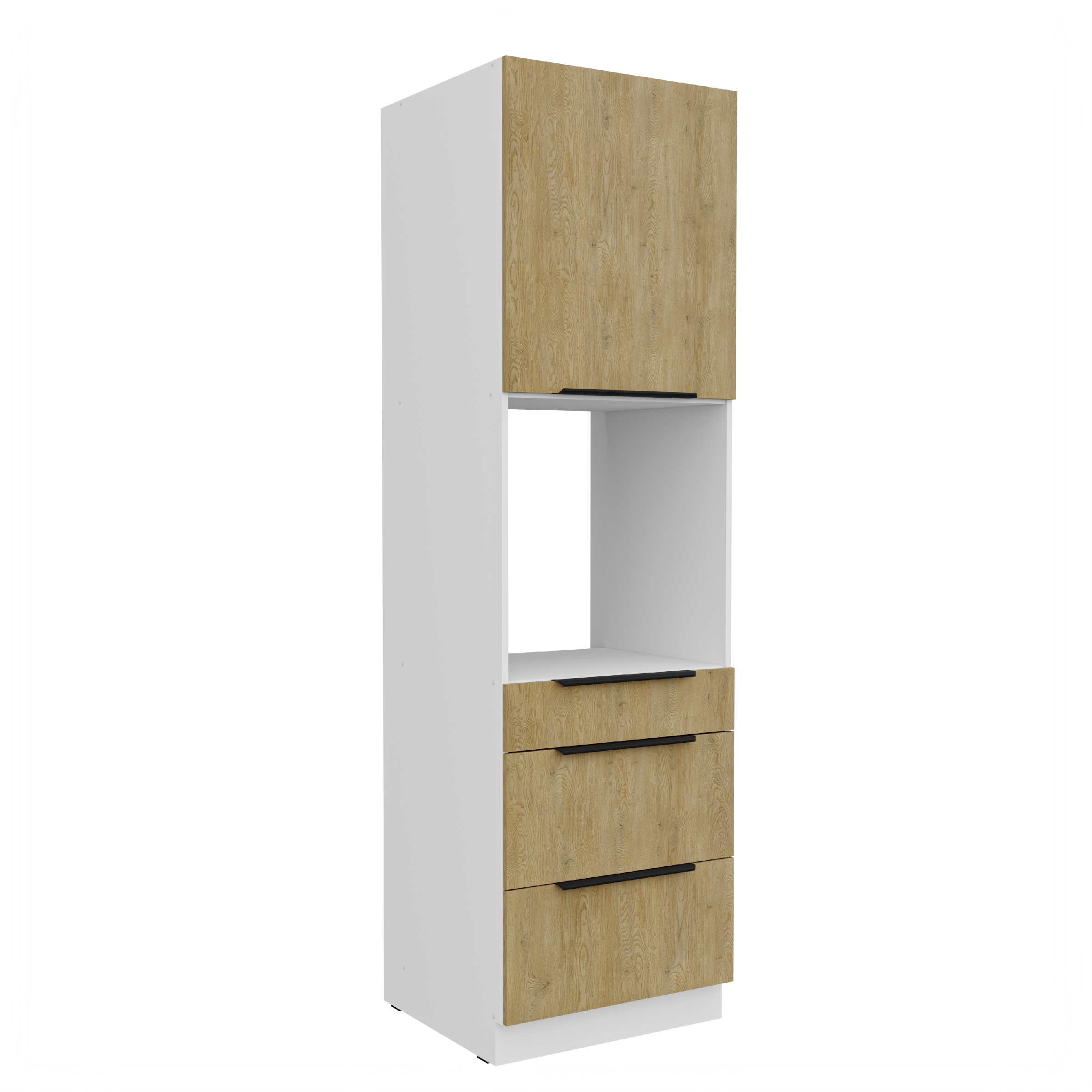 Vysoká skříňka pro vestavnou troubu Cremona 60 DPS-210 3S 1F - Premium Box Barva korpusu: Bílá