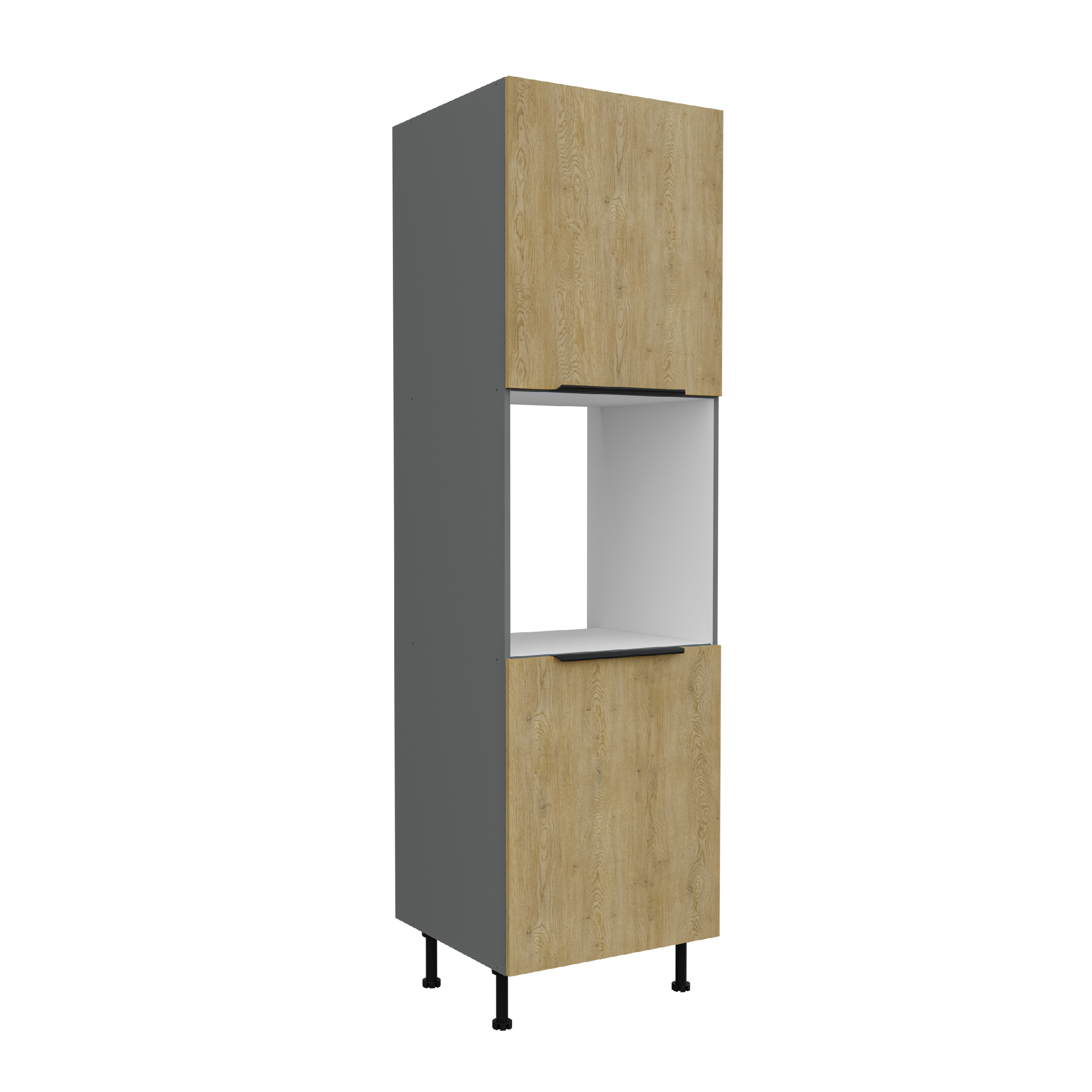 Vysoká skříňka pro vestavnou troubu Cremona ANT 60 DP-215 2F Barva korpusu: Antracit