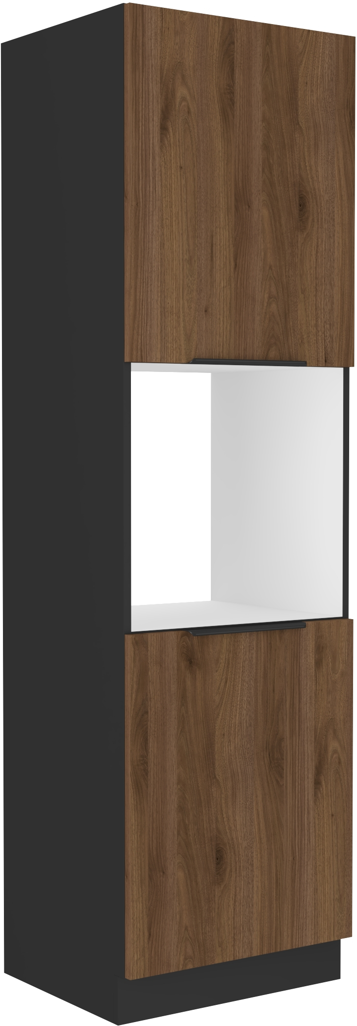 Vysoká skříňka pro vestavnou troubu Monza 60 DP-210 2F Barva korpusu: Černá