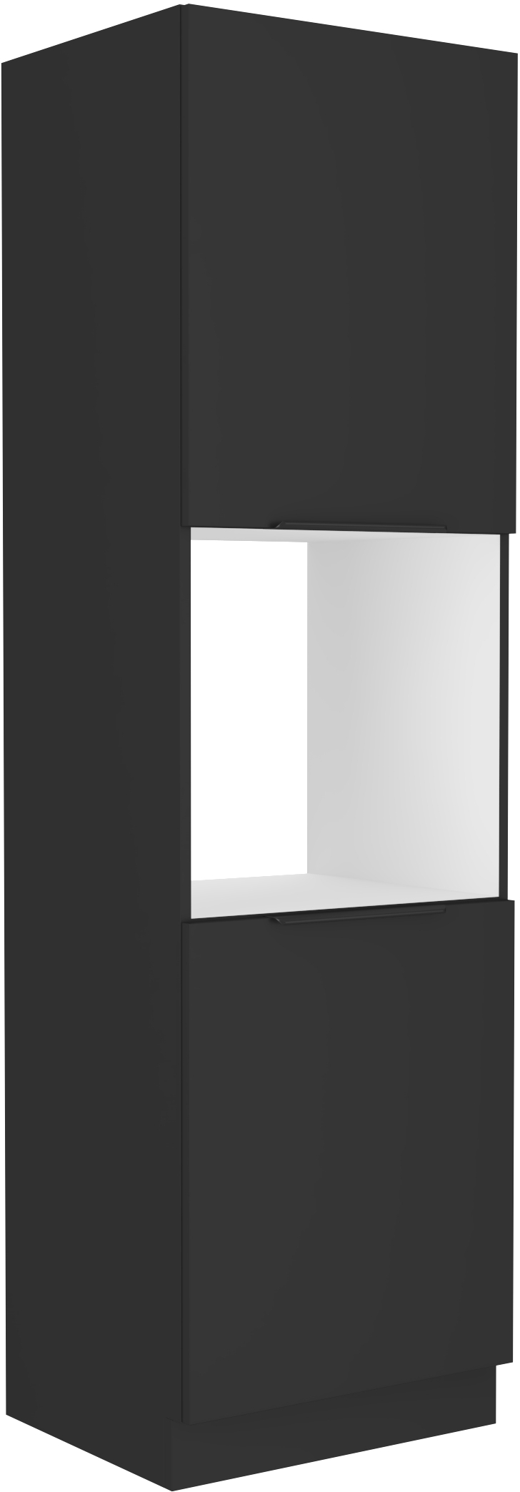 Vysoká skříňka pro vestavnou troubu Siena 60 DP-210 2F Barva korpusu: Černá