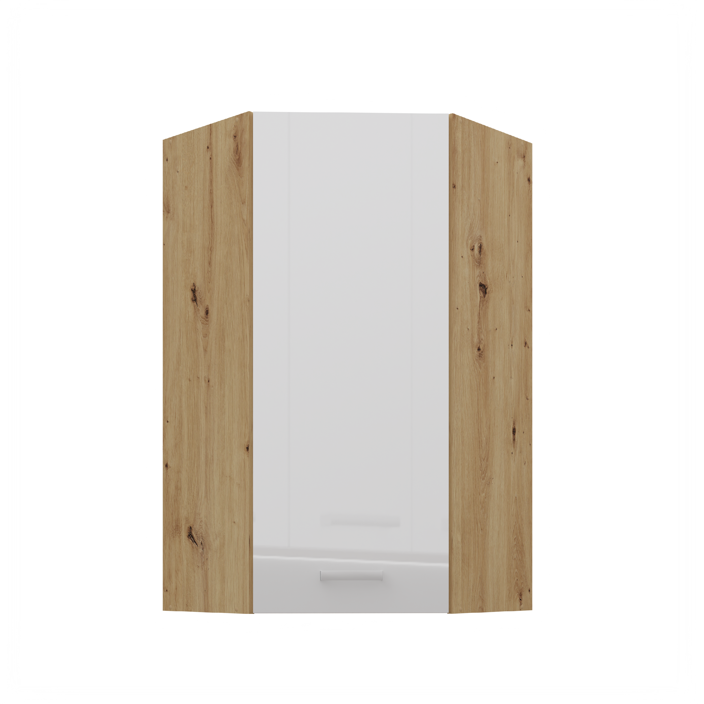Horní rohová skříňka Artisan 60x60 GN-108 1F (45°) Barva korpusu: Dub artisan