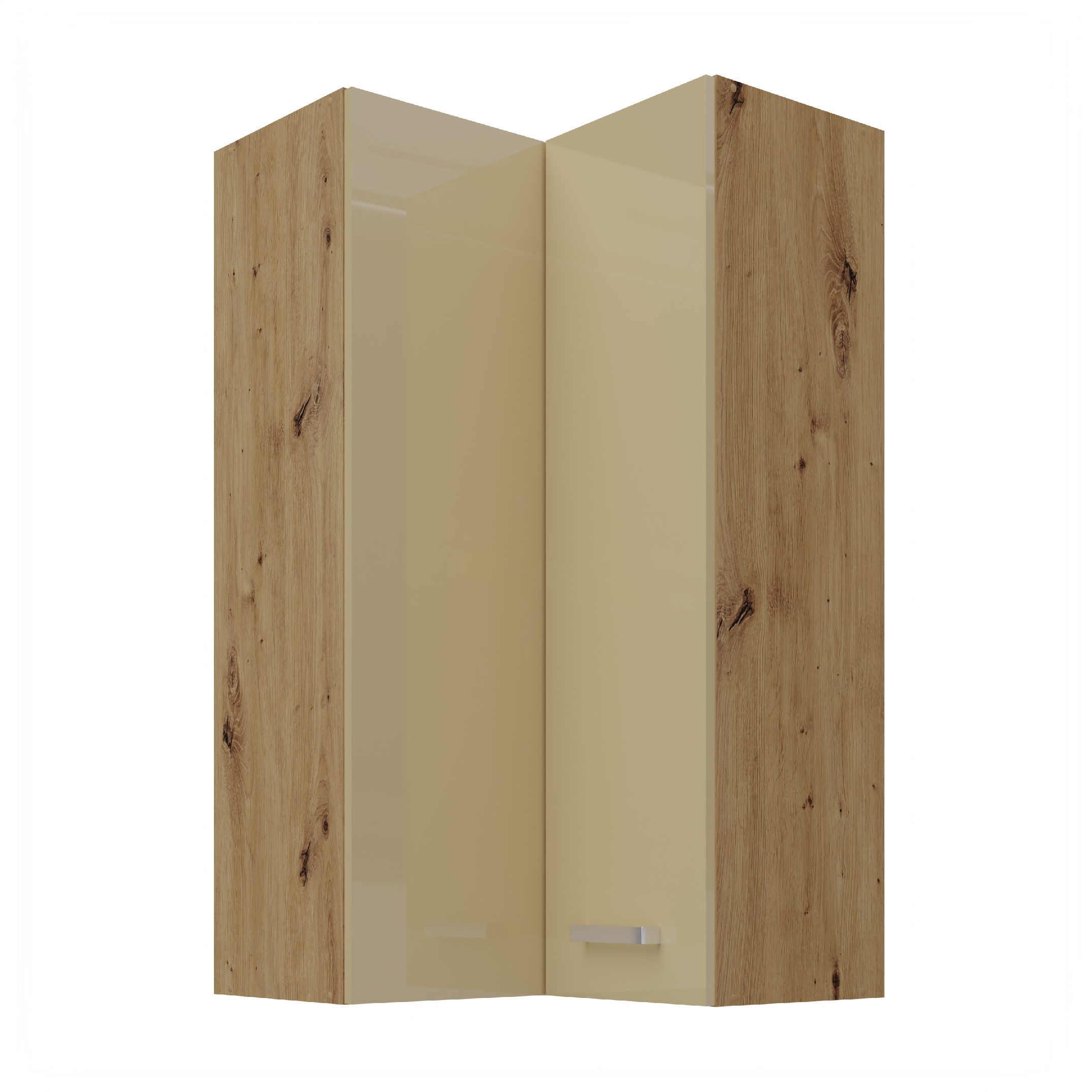 Horní rohová skříňka Artisan 60x60 GN-108 1F (90°) Barva korpusu: Dub artisan