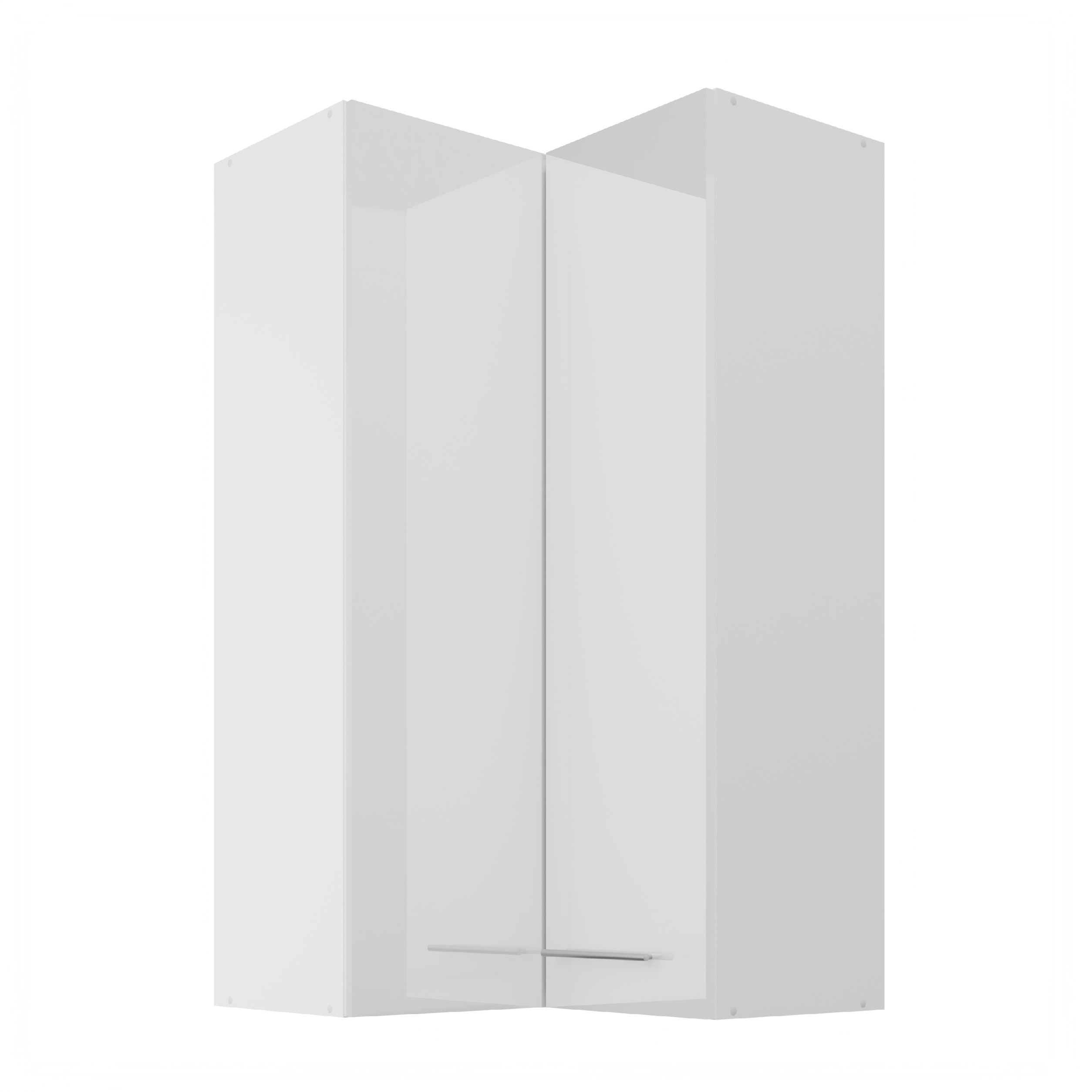 Horní rohová skříňka Lara 60x60 GN-108 2F (90°) Barva korpusu: Bílá