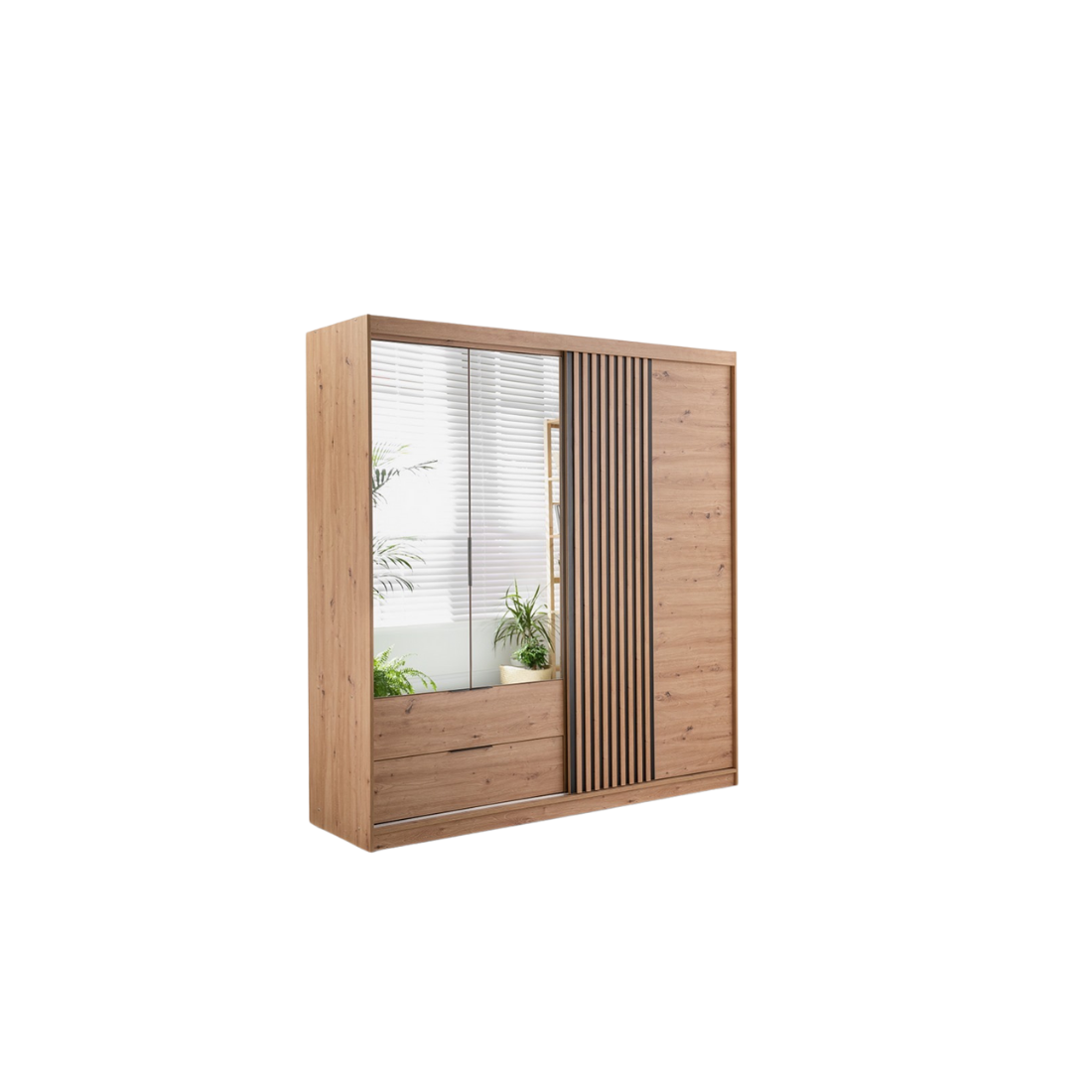 Šatní skříň Majorka Barva korpusu: Dub artisan