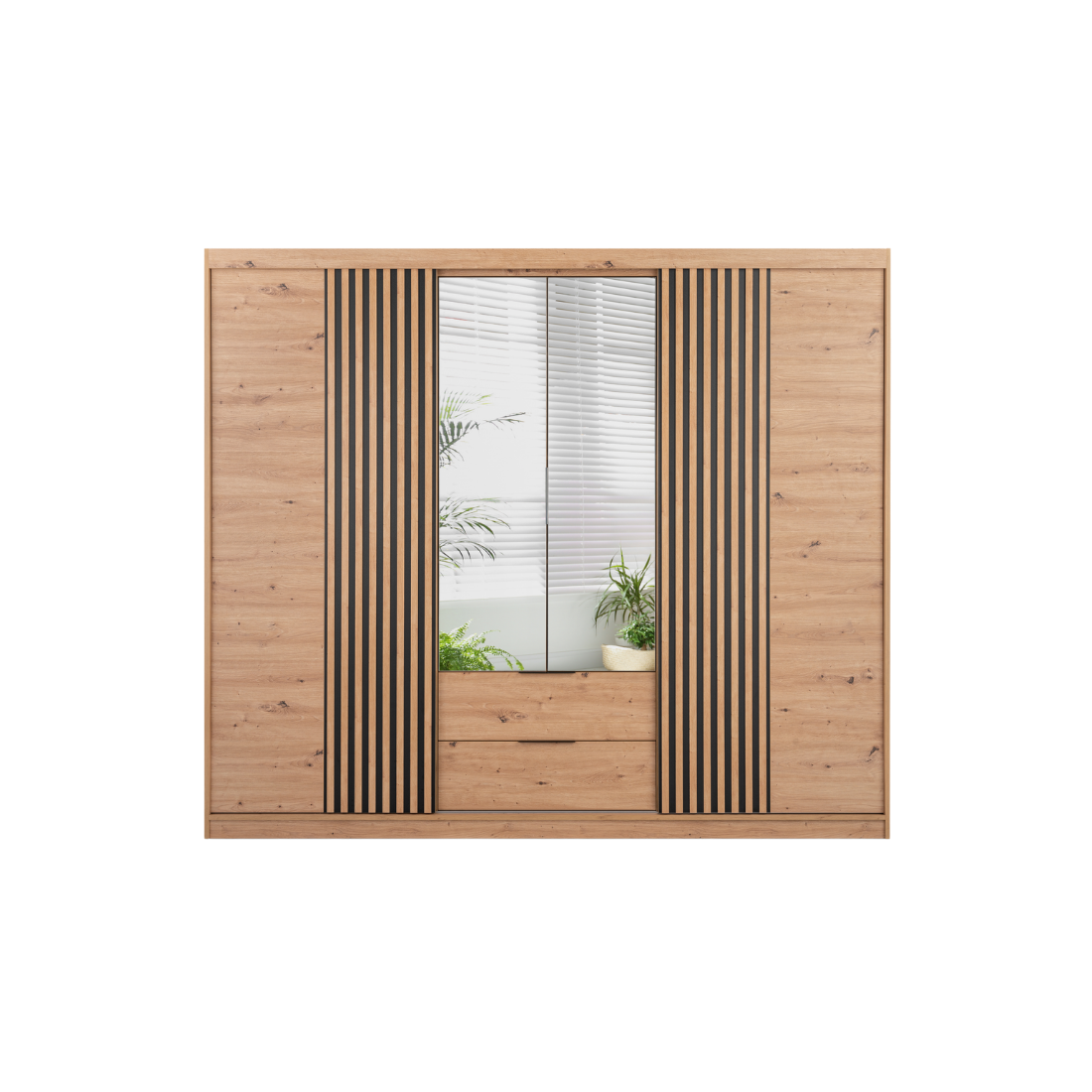 Šatní skříň Majorka Barva korpusu: Dub artisan