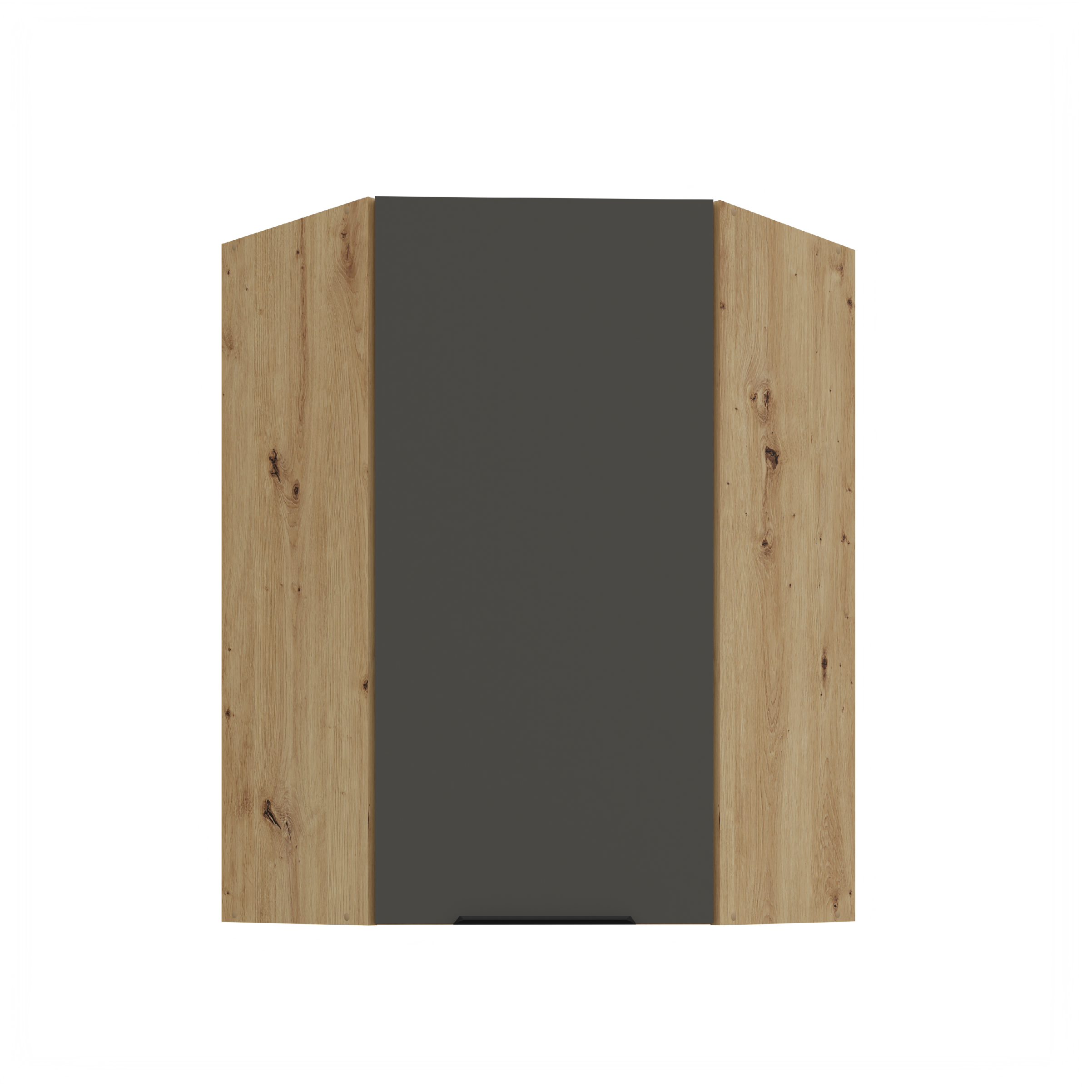 Horní rohová skříňka Aria 60x60 GN-90 1F (45°) Barva korpusu: Dub artisan