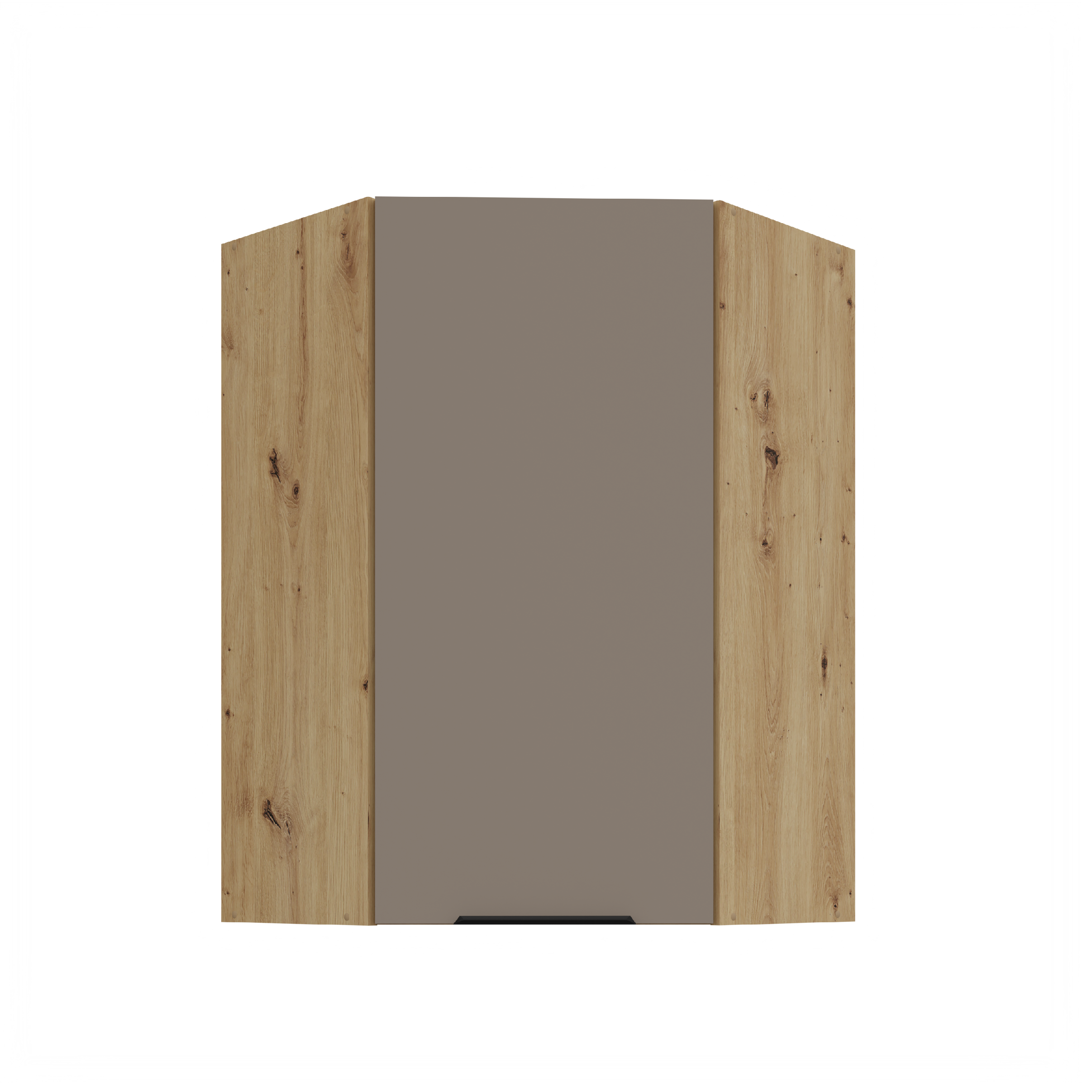 Horní rohová skříňka Aria 60x60 GN-90 1F (45°) Barva korpusu: Dub artisan
