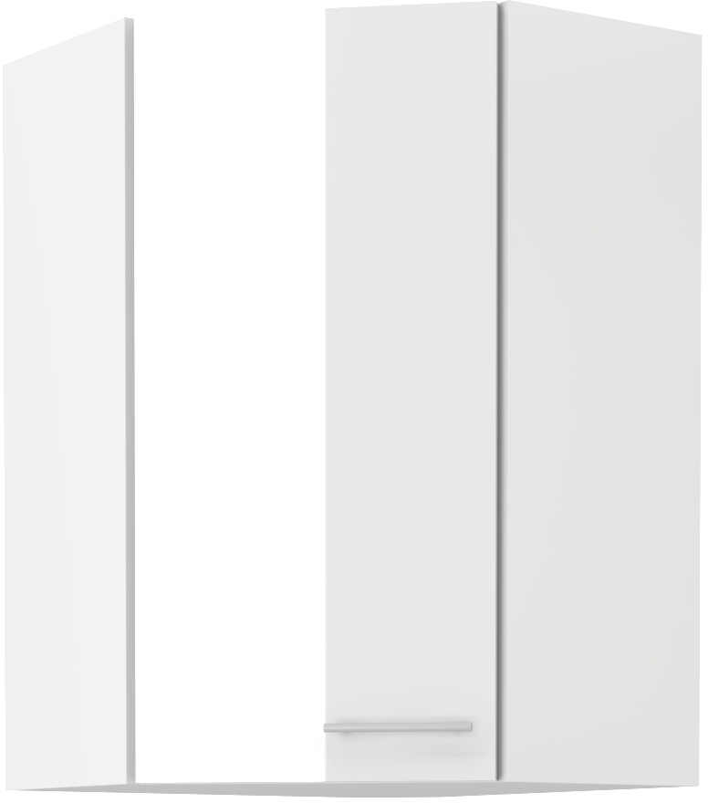 Horní rohová skříňka Lara 60x60 GN-90 1F (45°) Barva korpusu: Bílá