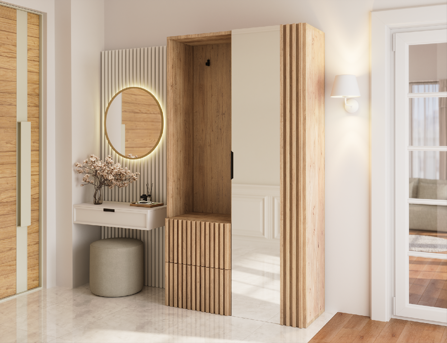 Předsíňová stěna Vimerio Barva korpusu: Dub - Artisan