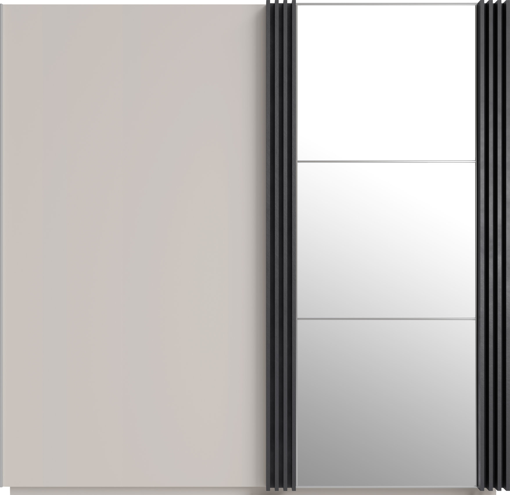 Šatní skříň AllMo AL15 Barva korpusu + barva dveří: Kašmír + Antracit