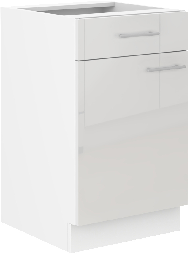 Spodní skříňka Lara 50 D 1F 1S BB - Premium Box Barva korpusu: Bílá