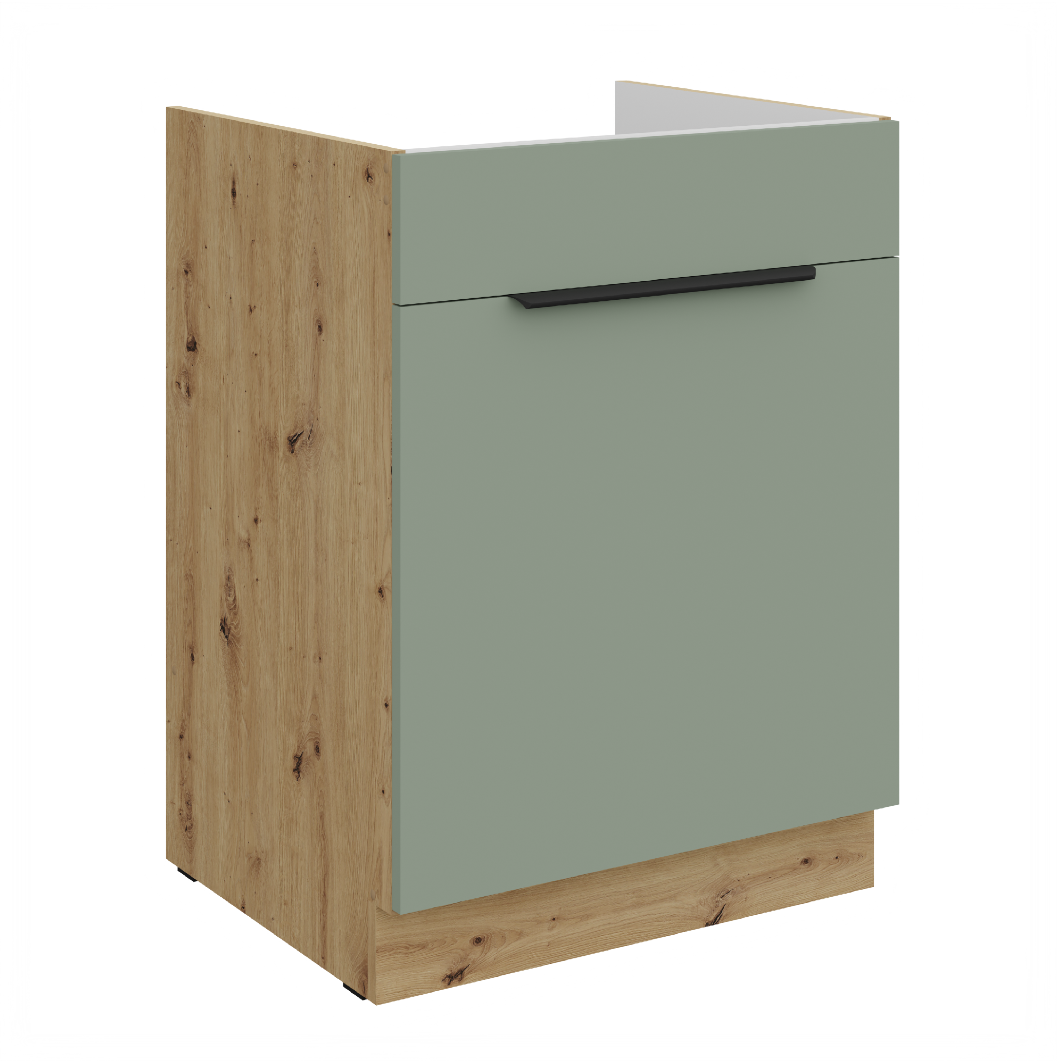 Spodní skříňka pod dřez Aria 60 ZL 1S BB - Premium Box Barva korpusu: Dub artisan