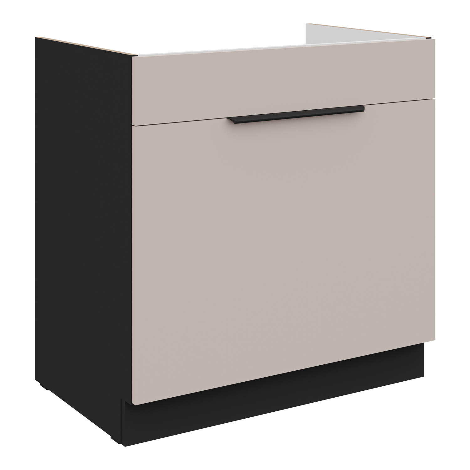 Spodní skříňka pod dřez Arona 80 ZL 1S BB - Premium Box Barva korpusu: Černá