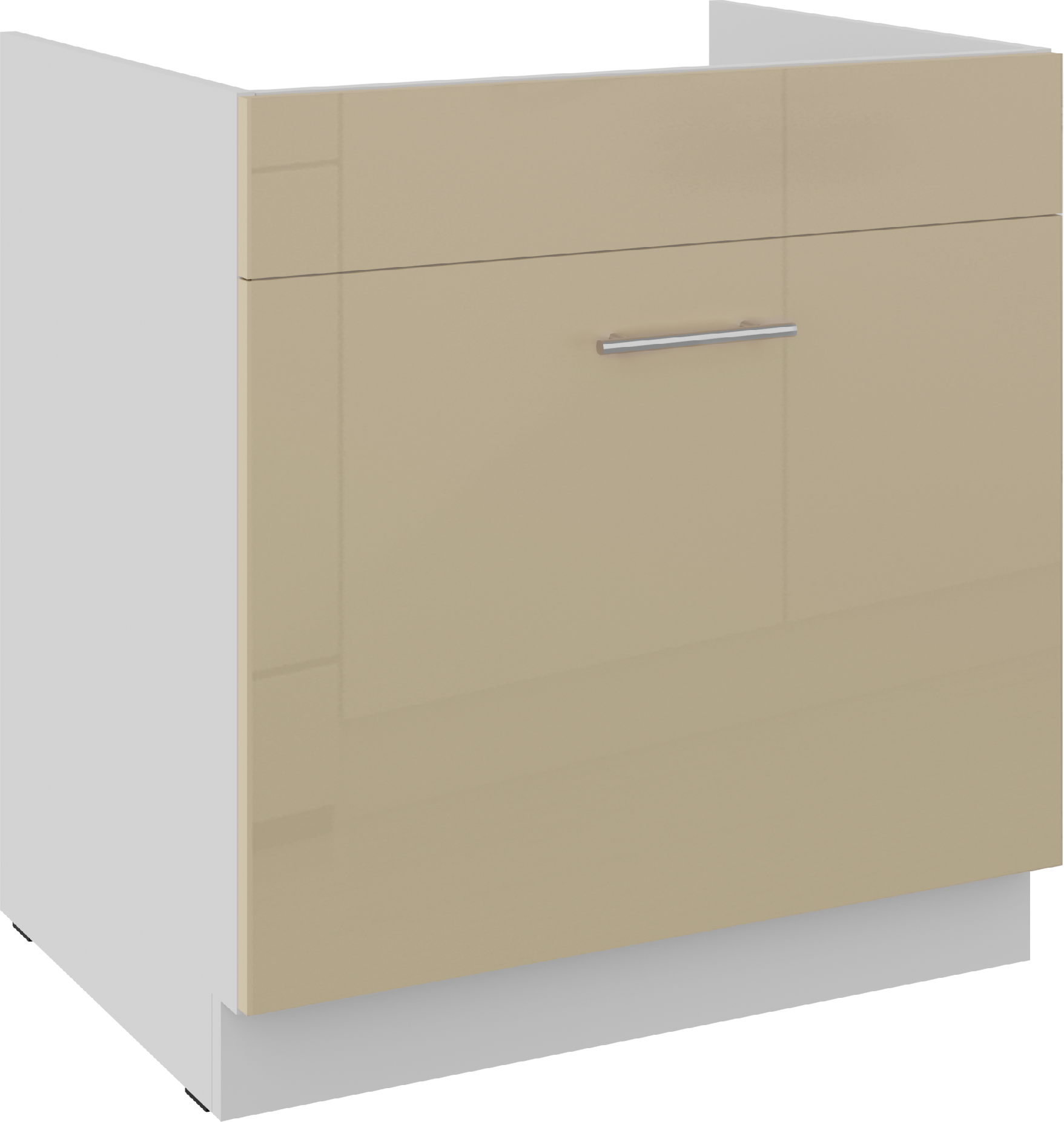 Spodní skříňka pod dřez Lara 80 ZL 1S BB - Premium Box Barva korpusu: Bílá