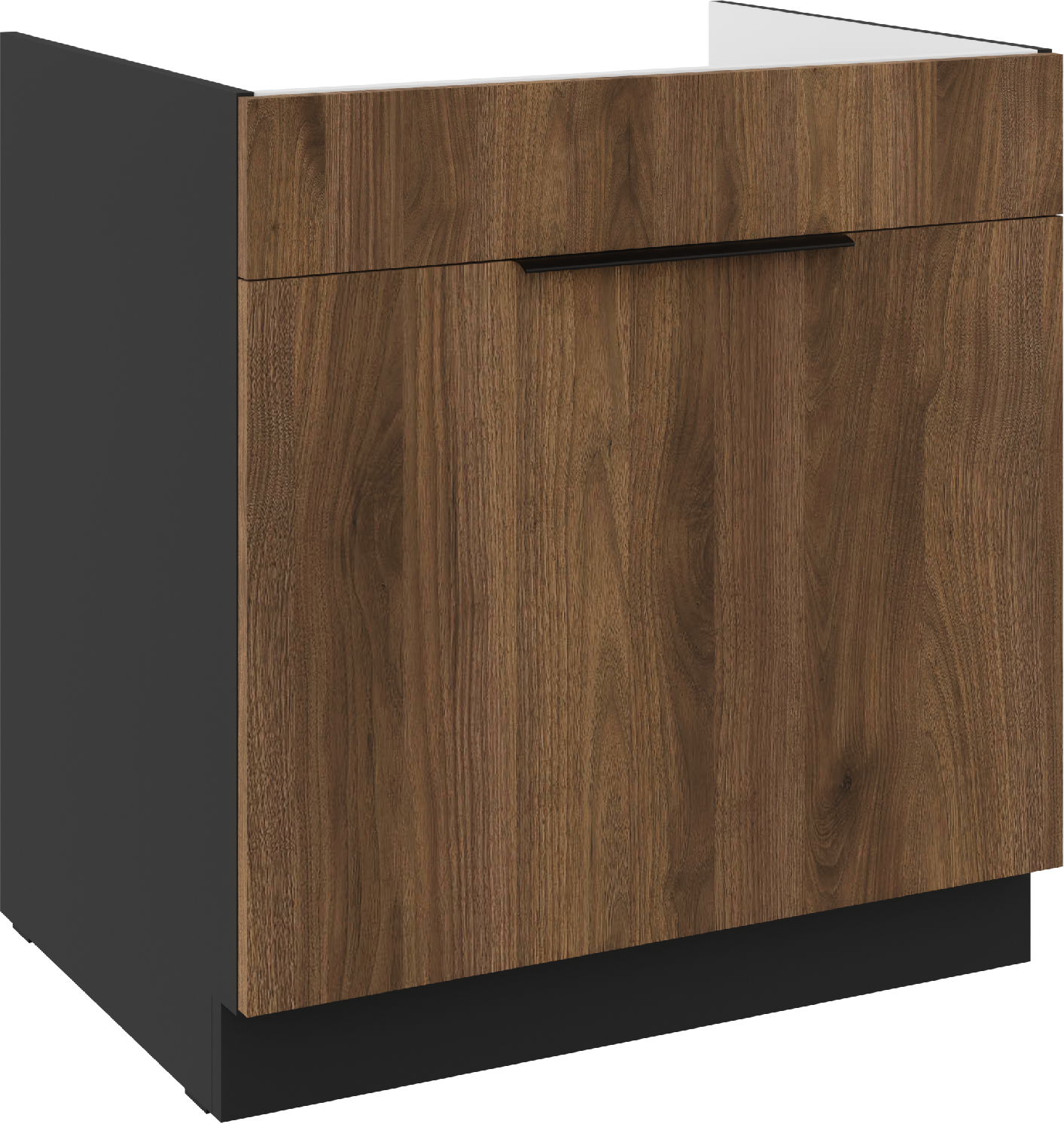 Spodní skříňka pod dřez Monza 80 ZL 1S BB - Premium Box Barva korpusu: Černá