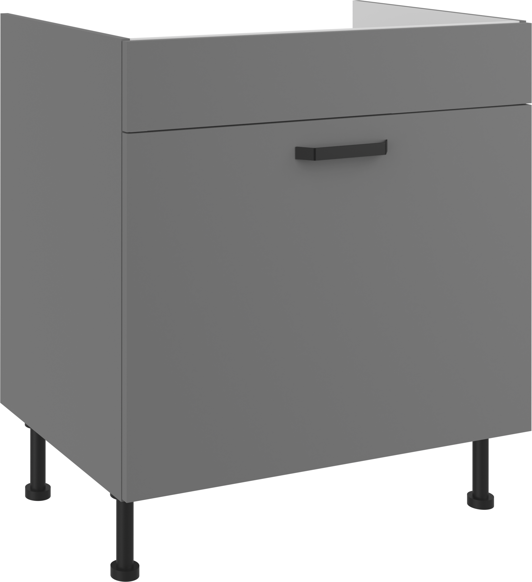 Spodní skříňka pod dřez Nessa 80 ZL 1S BB - Premium Box Barva korpusu: Antracit