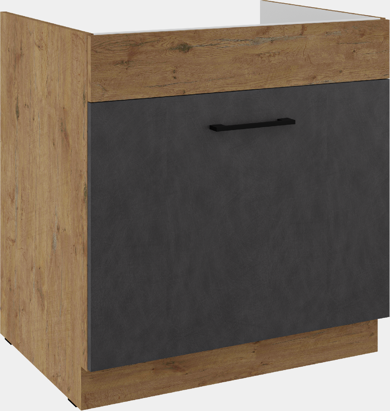 Spodní skříňka pod dřez Vigo 80 ZL 1S BB - Premium Box Barva korpusu: Dub Lancelot