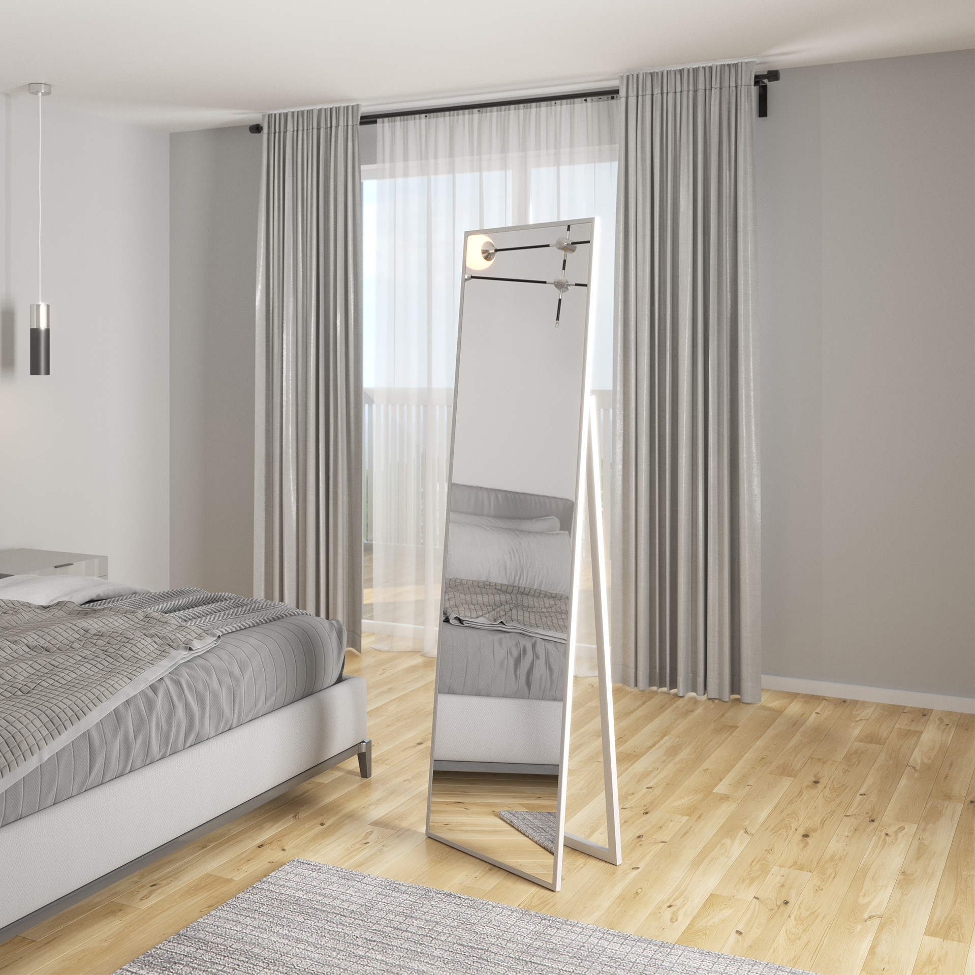 Zrcadlo Verona Barva korpusu: Bílá