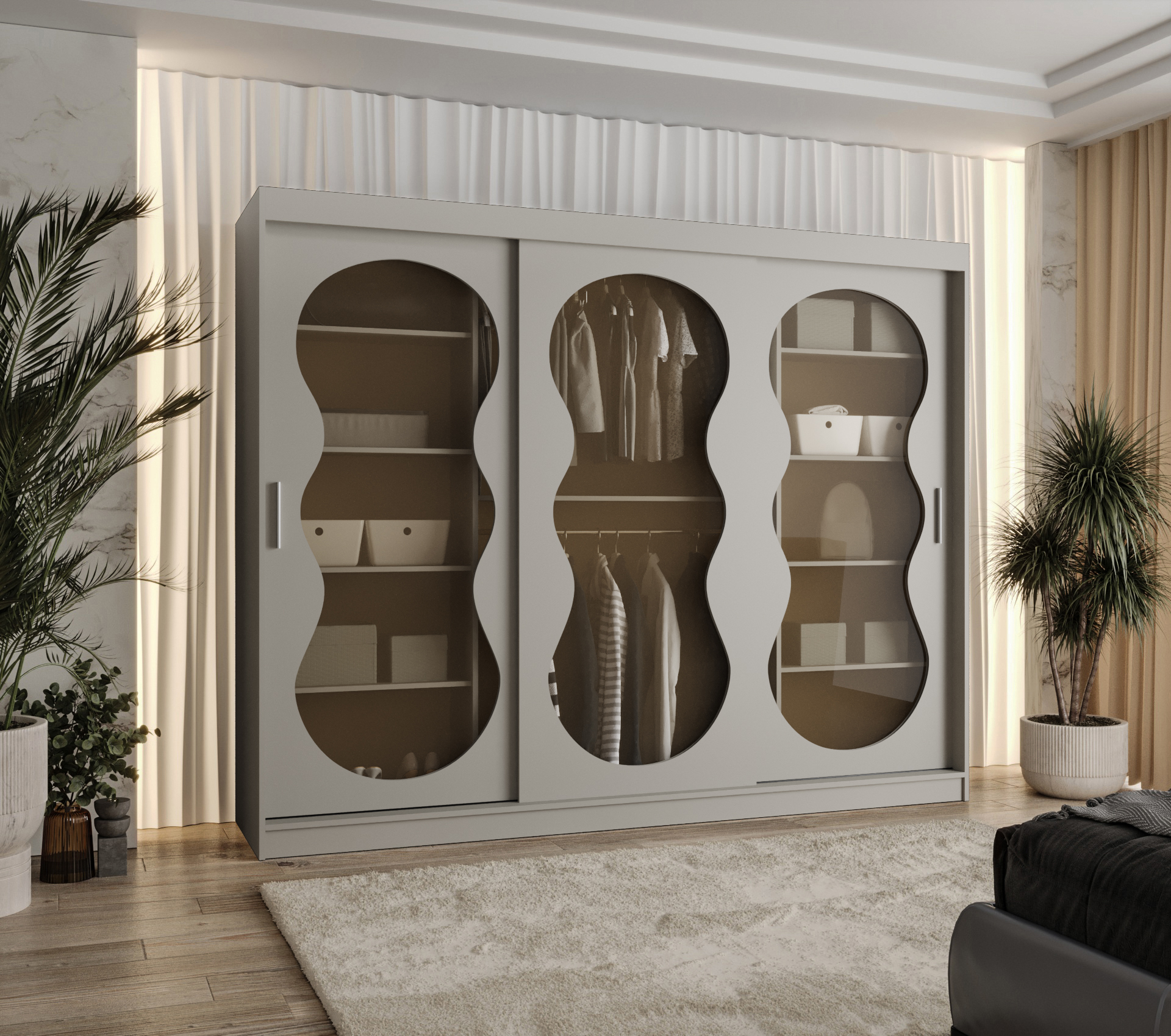 Šatní skříň Abi Bahrajn 3 Rozměry: 250 cm