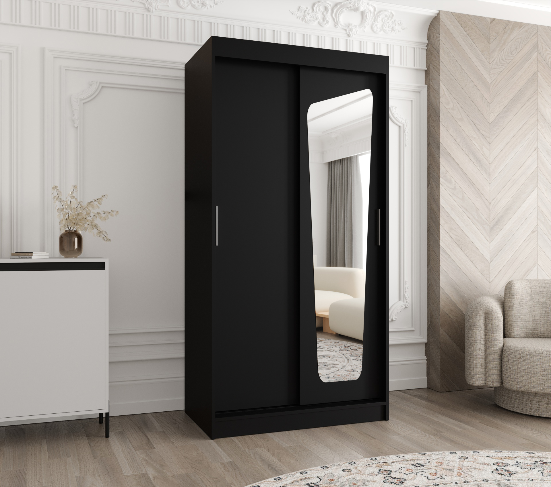 Šatní skříň Abi Moka Rozměry: 200 cm