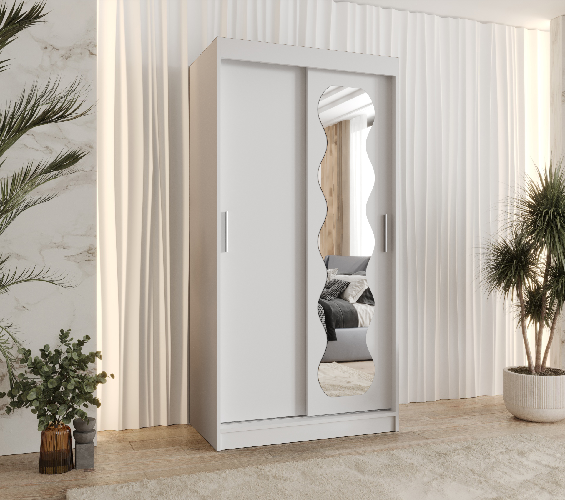 Šatní skříň Abi Spoti Rozměry: 150 cm