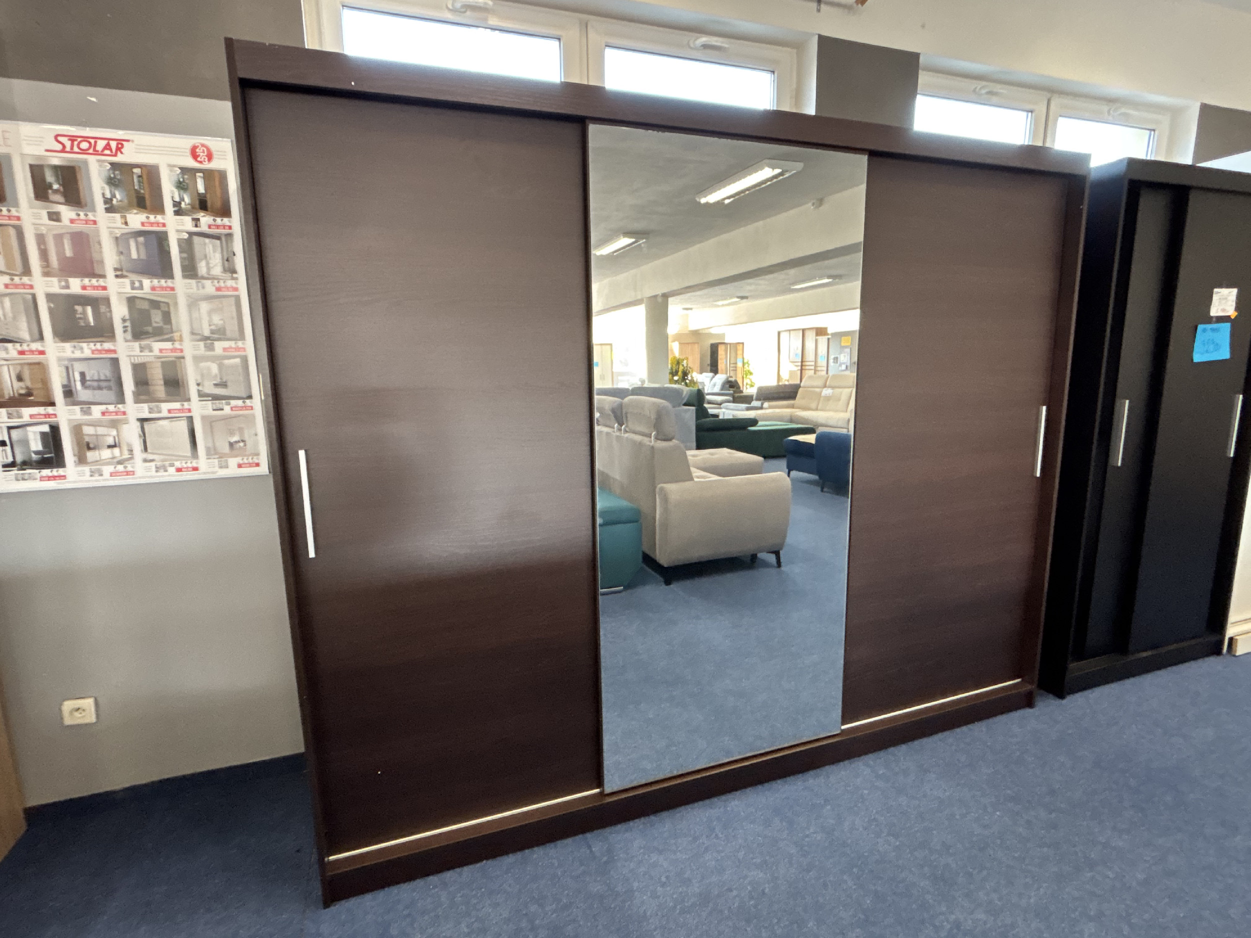 Šatní skříň Abi Tokyo 2 - šířka 250 cm - Wenge